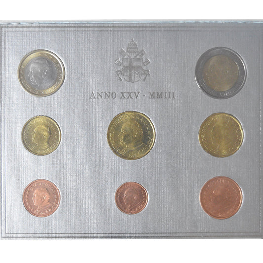 Vatikán, 
  
  Jean-Paul II, 
  
  1 cent až 2 eura