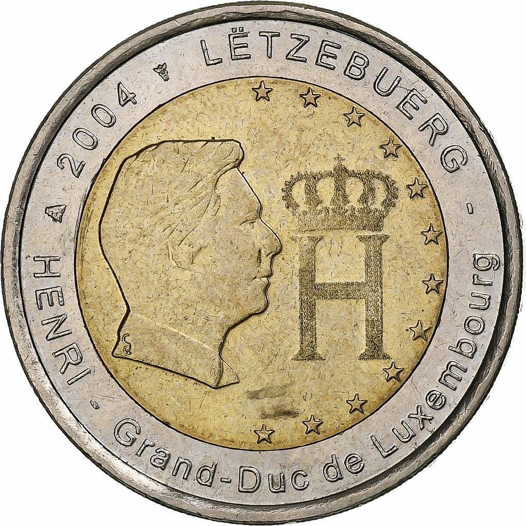 Lucembursko, 
  
  2 eura, 
  
  Lucemburský velkovévoda