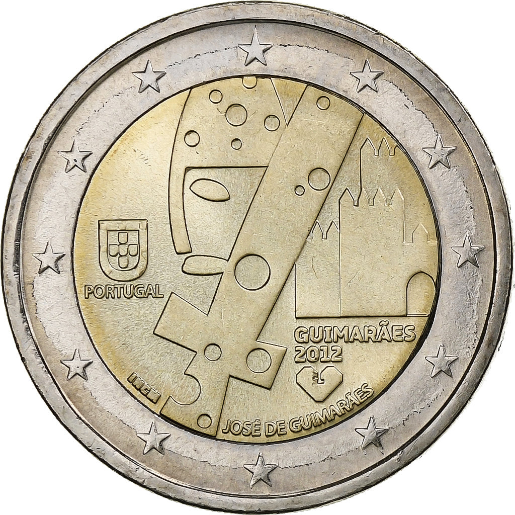 Portugalsko, 
  
  2 eura, 
  
  Guimaraes
