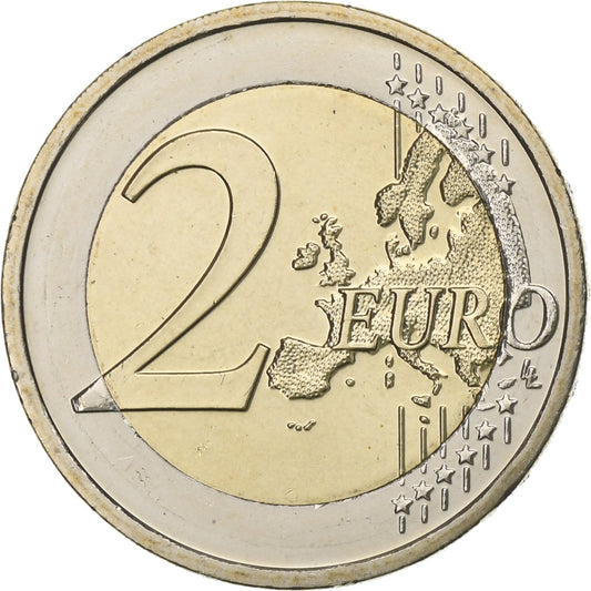 Irsko, 
  
  2 eura, 
  
  10 let euro