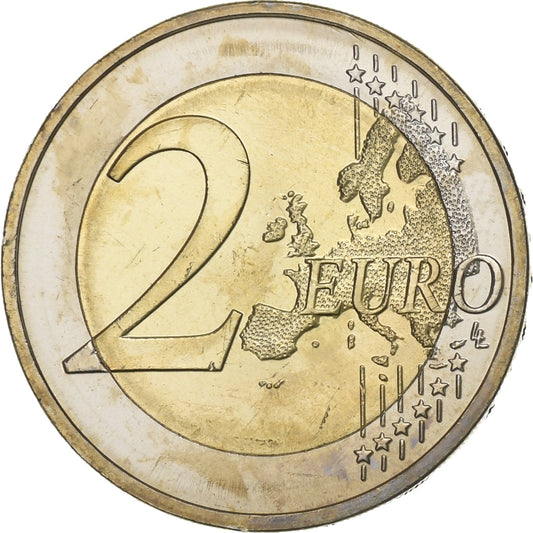 Německo, 
  
  2 eura, 
  
  2014