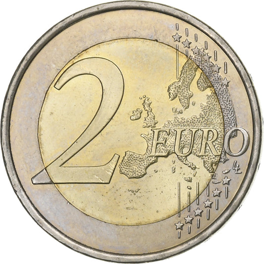 Španělsko, 
  
  2 eura, 
  
  2016