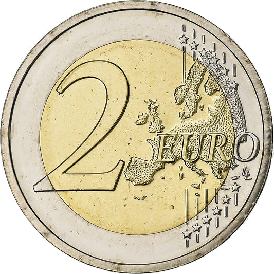 Nizozemí, 
  
  2 eura, 
  
  Drapeau européen