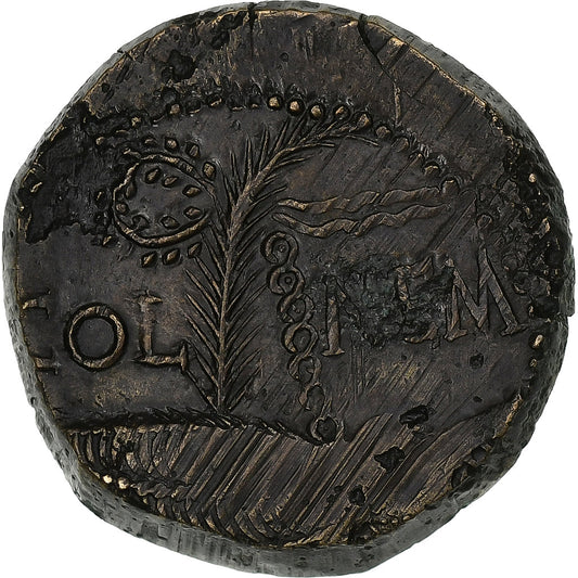 Augustus & Agrippa, 
  
  dupondius, 
  
  9-3 před naším letopočtem