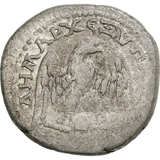 mezopotámie, 
  
  Macrinus, 
  
  Tetradrachm