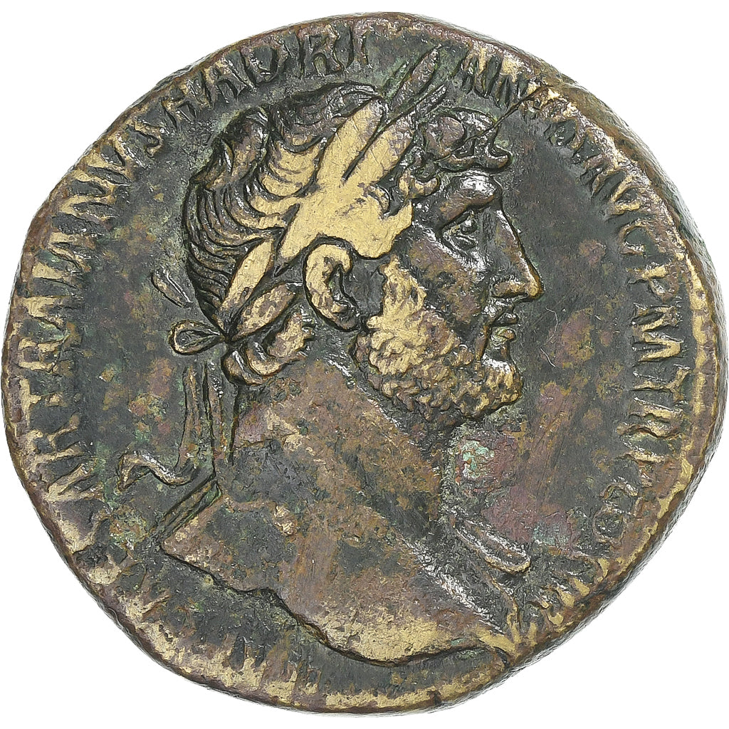 Hadrián, 
  
  Sestertius, 
  
  120-121