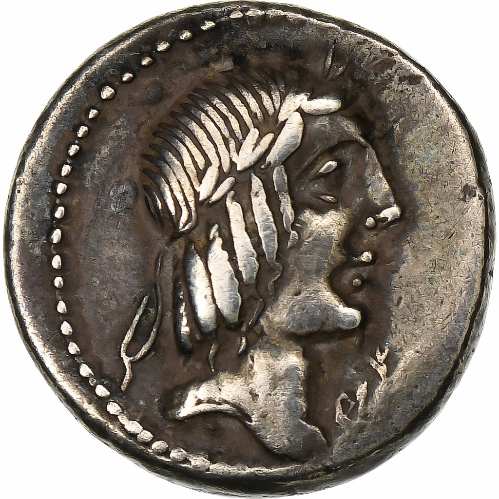 Calpurnia, 
  
  denár, 
  
  90 před naším letopočtem
