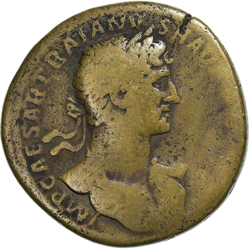 Hadrián, 
  
  Sestertius, 
  
  118