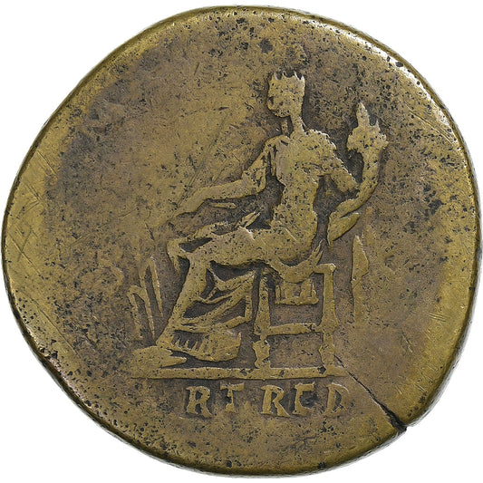 Hadrián, 
  
  Sestertius, 
  
  118