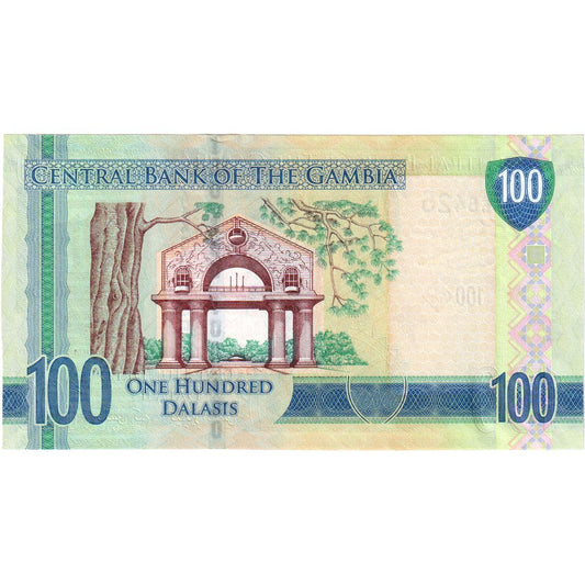 Gambie, 
  
  100 Dalasi, 
  
  2015