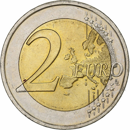 Řecko, 
  
  2 eura, 
  
  Evropská měnová unie