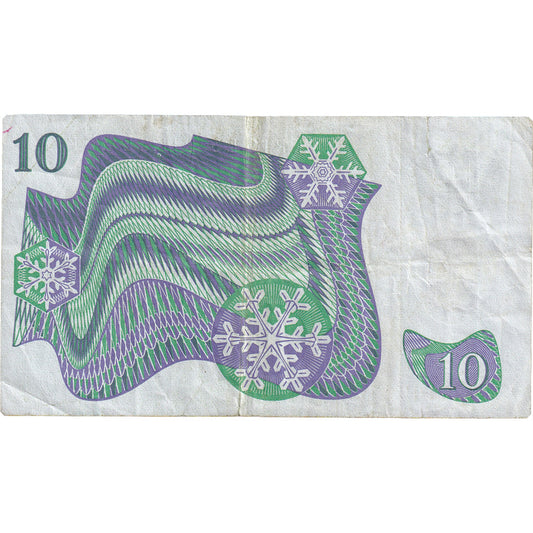 Bankovka, 
  
  Švédsko, 
  
  10 korun