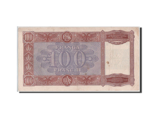 Bankovka, 
  
  Albánie, 
  
  100 Franga