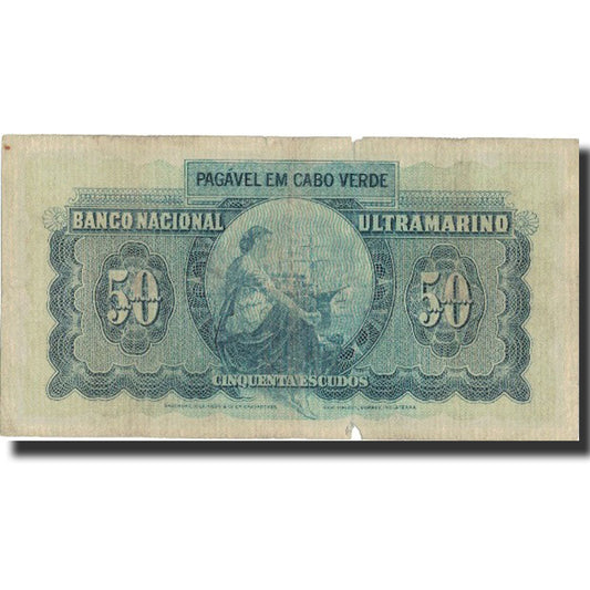 Bankovka, 
  
  Kapverdy, 
  
  50 Escudos