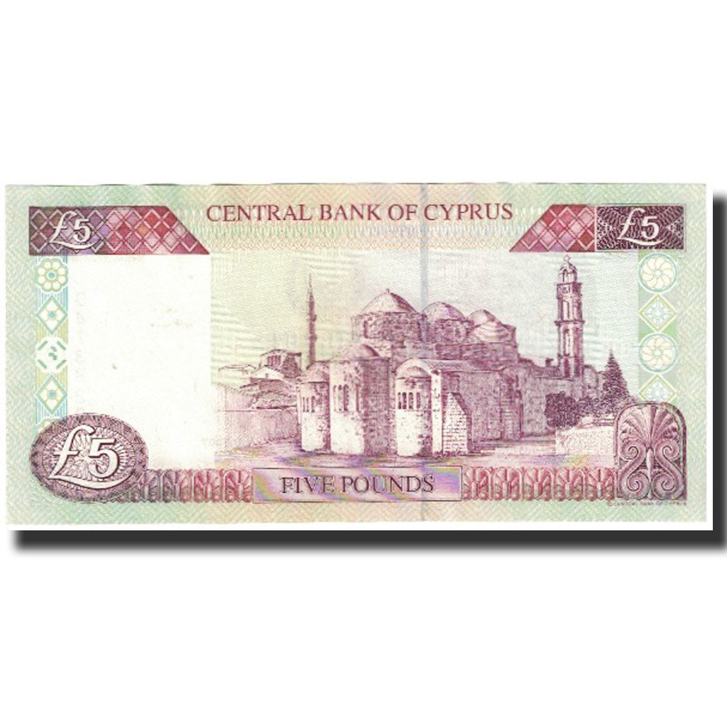 Bankovka, 
  
  Kypr, 
  
  5 liber