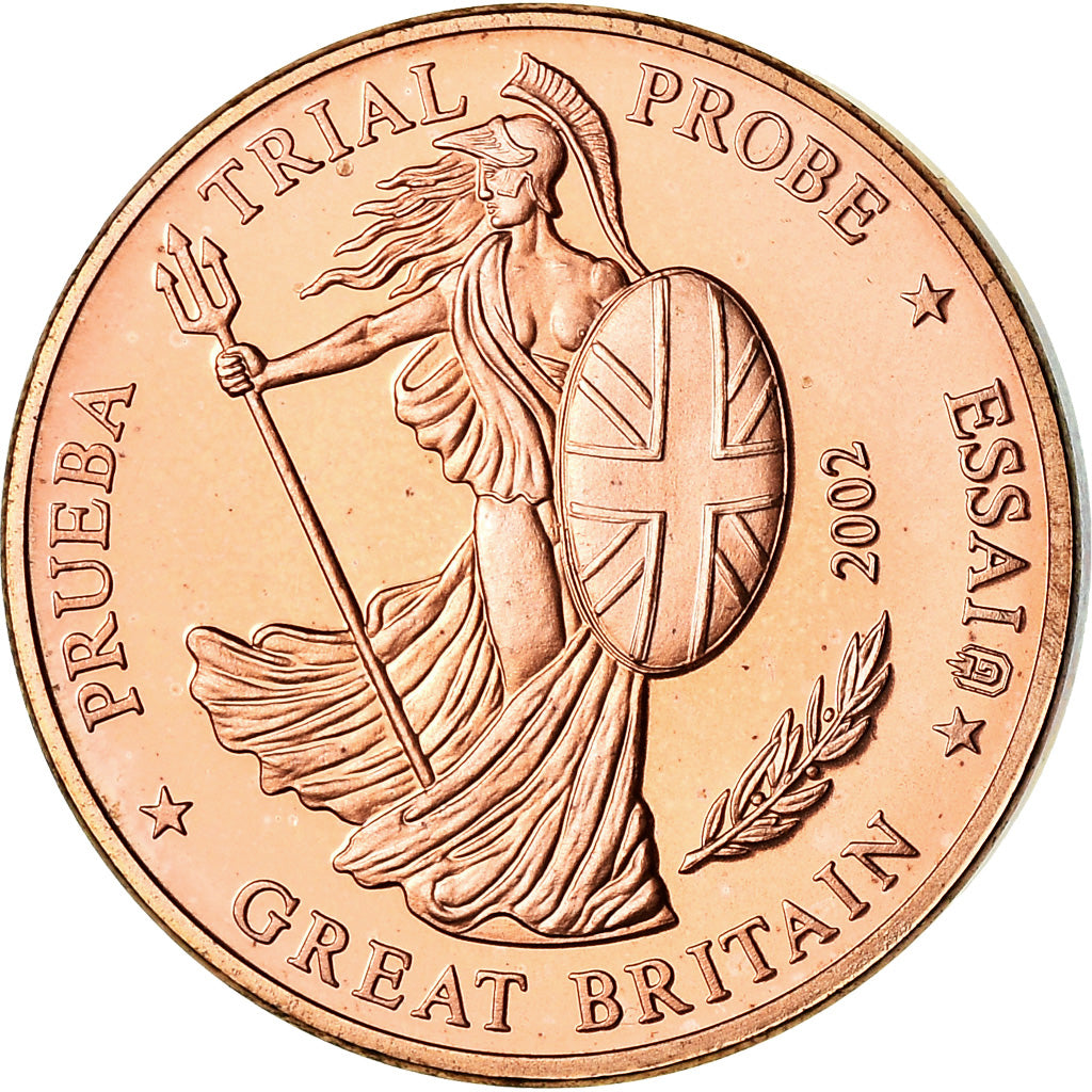 Velká Británie, 
  
  2 euro centy, 
  
  2002