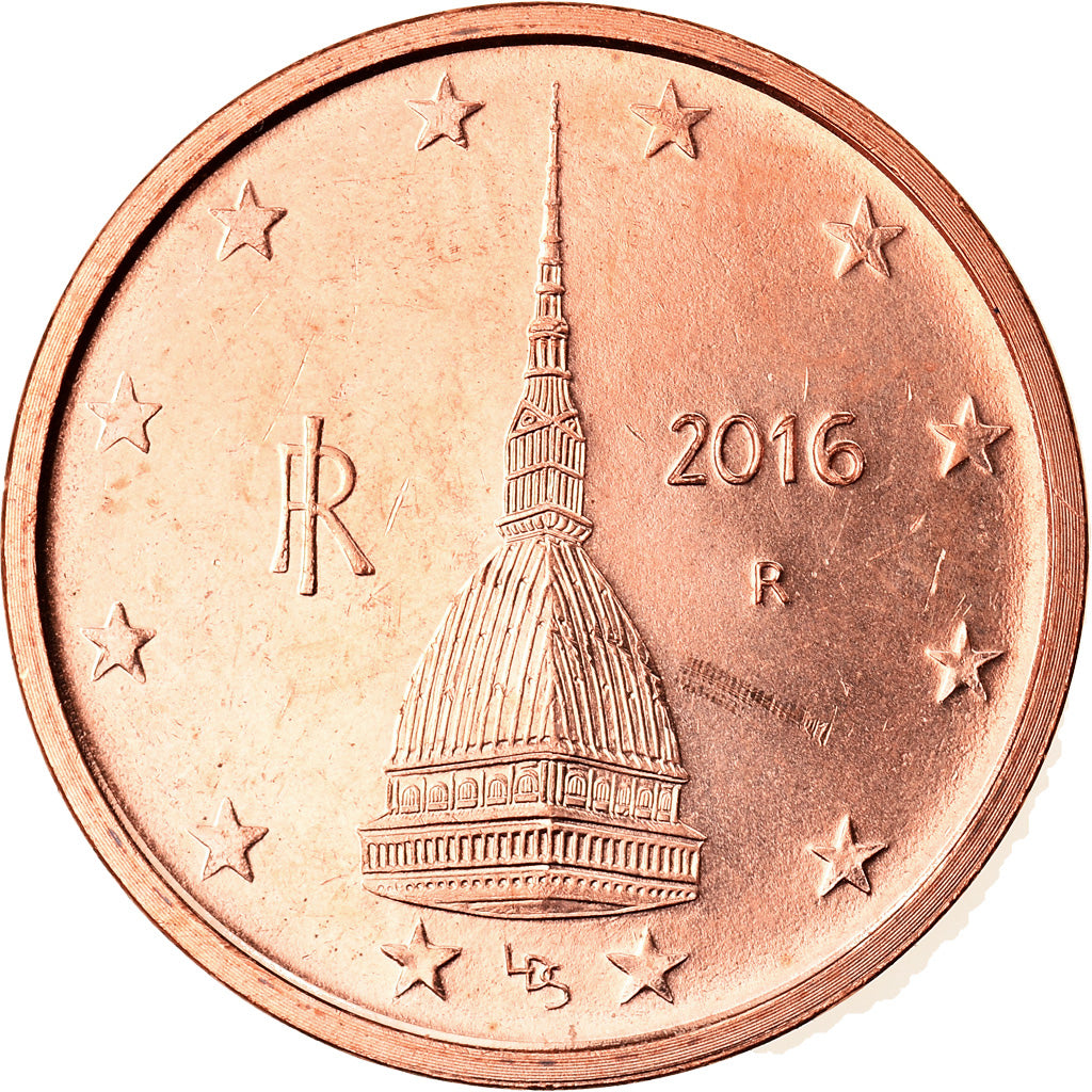 Itálie, 
  
  2 euro centy, 
  
  2016