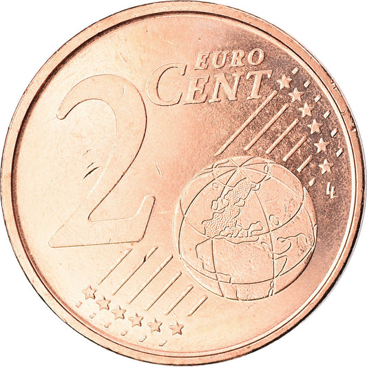 Španělsko, 
  
  2 euro centy, 
  
  2019