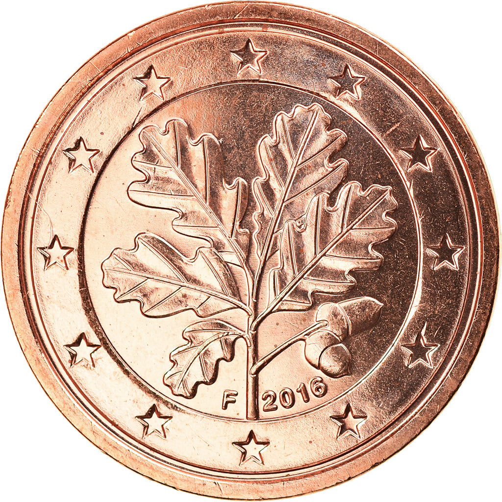 NĚMECKO - FEDERÁLNÍ REPUBLIKA, 
  
  2 euro centy, 
  
  2016