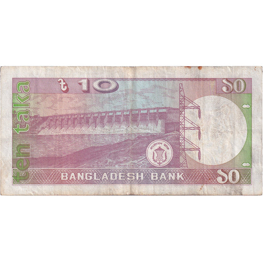 Bankovka, 
  
  Bangladéš, 
  
  10 Taka