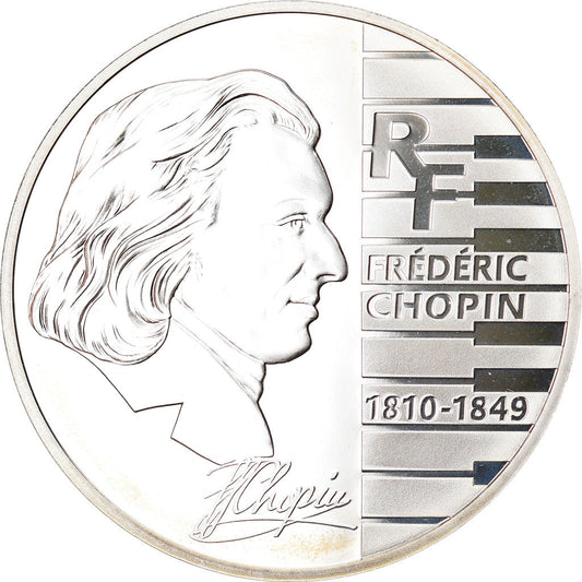 Francie, 
  
  1–1/2 eura, 
  
  Fryderyk Chopin