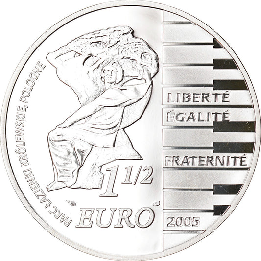 Francie, 
  
  1–1/2 eura, 
  
  Fryderyk Chopin